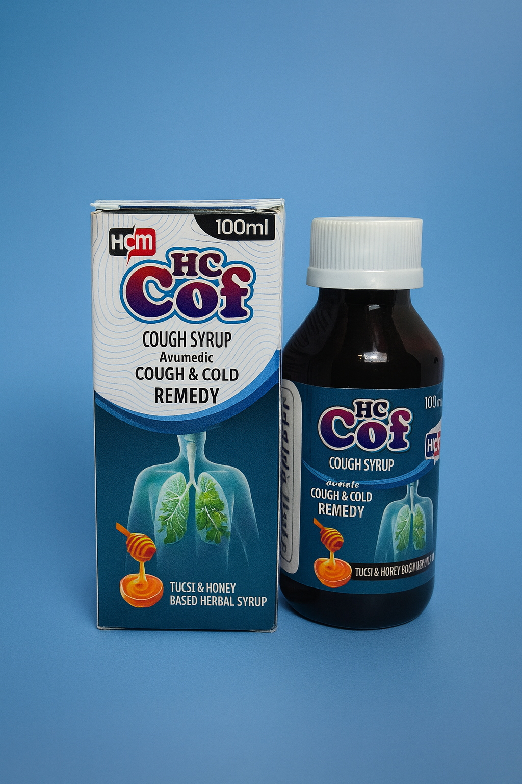 HC Cof Ayurvedic Cough Syrup with Tulsi & Honey – 100ml