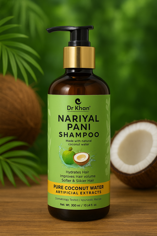 Dr Khan Nariyal Pani Shampoo with Natural Coconut Water – 300ml