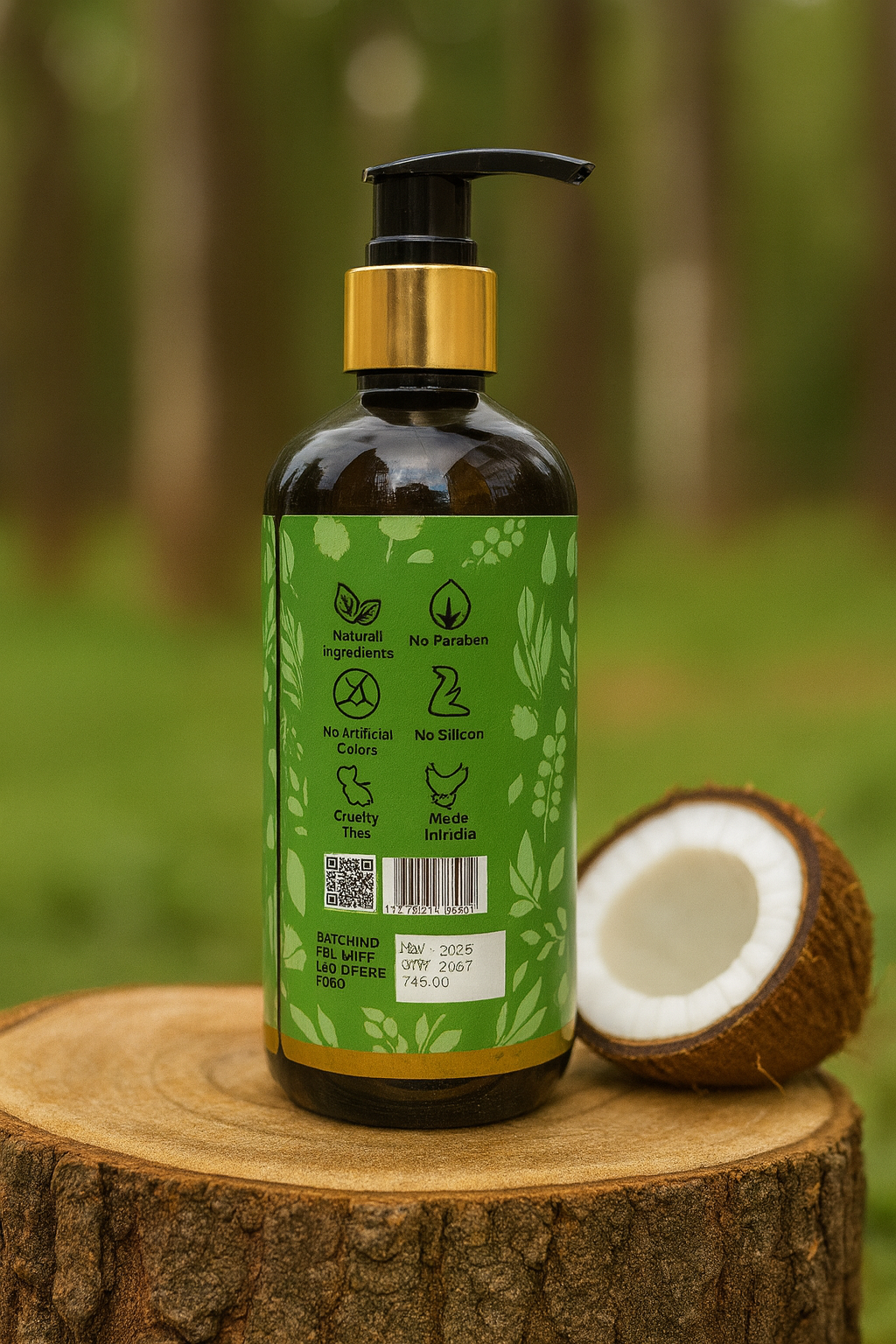 Dr Khan Nariyal Pani Shampoo with Natural Coconut Water – 300ml