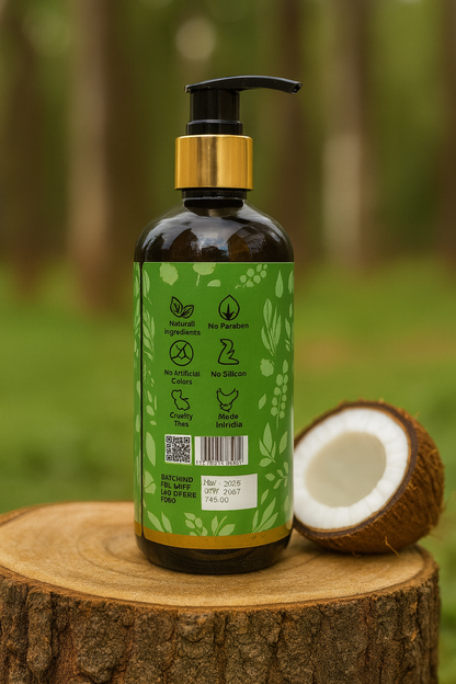 Dr Khan Nariyal Pani Shampoo with Natural Coconut Water – 300ml