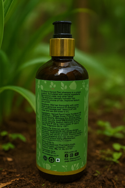 Dr Khan Nariyal Pani Shampoo with Natural Coconut Water – 300ml