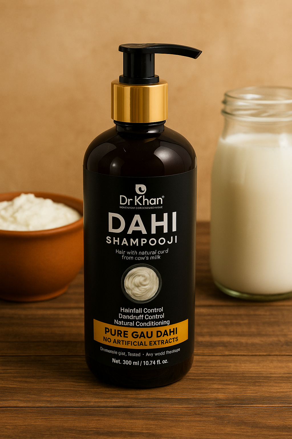 Dr Khan Dahi Shampoooji with Pure Gau Dahi – 300ml