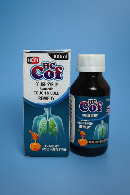 HC Cof Ayurvedic Cough Syrup with Tulsi & Honey – 100ml