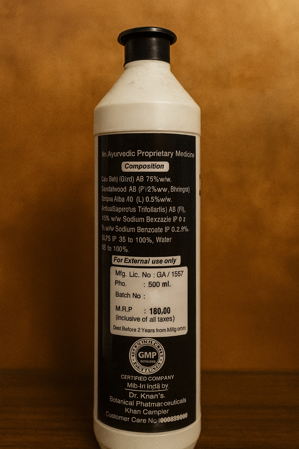 Dr Khan Dahi Shampoo with Ayurvedic Curd Formula – 500ml