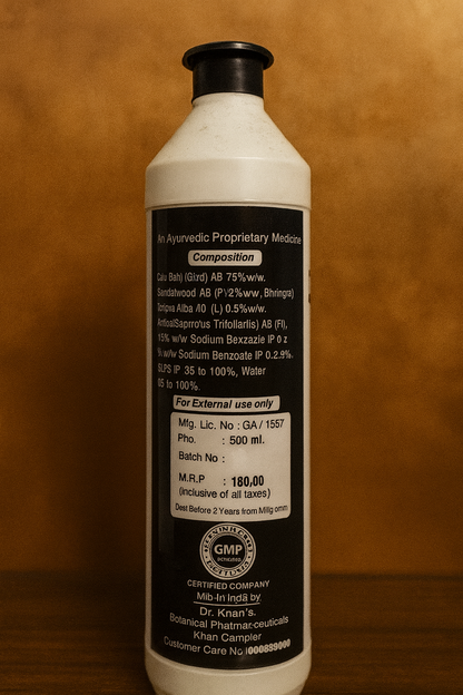 Dr Khan Dahi Shampoo with Ayurvedic Curd Formula – 500ml