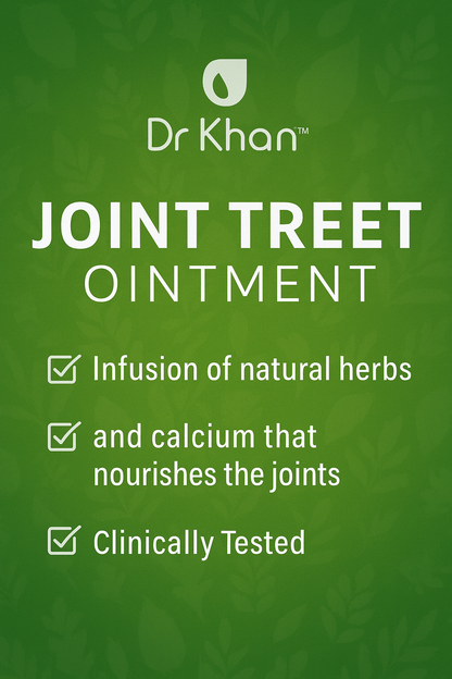 Dr Khan Joint Treat Ointment with Natural Herbs & Calcium – 89g